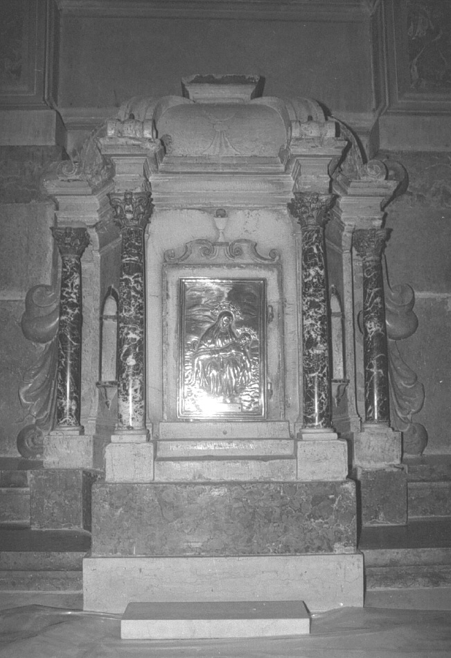 tabernacolo - a tempietto - ambito veneto (inizio sec. XVII)