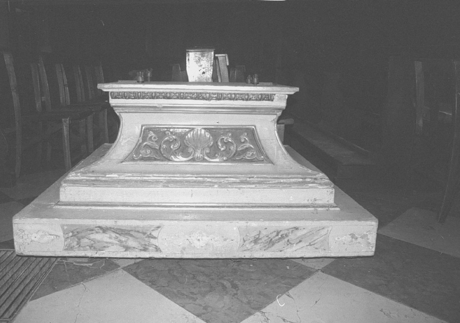 basamento - ambito veneto (prima metà sec. XIX)