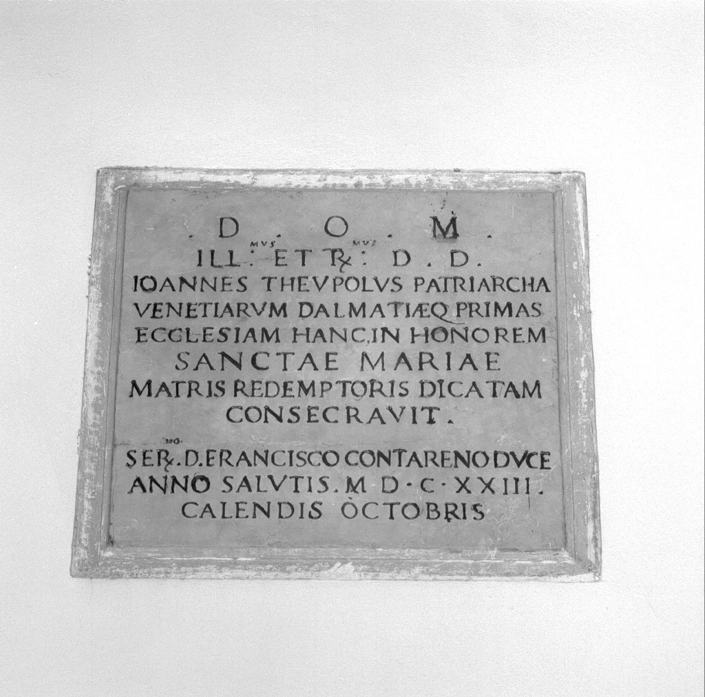 lapide - ambito veneziano (sec. XVII)