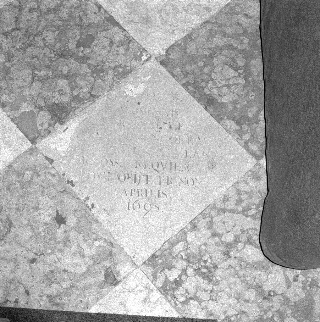 lapide tombale - ambito veneziano (sec. XVII)