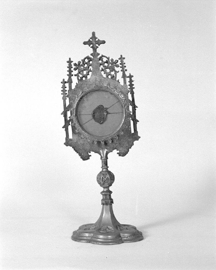 reliquiario - a ostensorio - bottega veneta (sec. XIX)