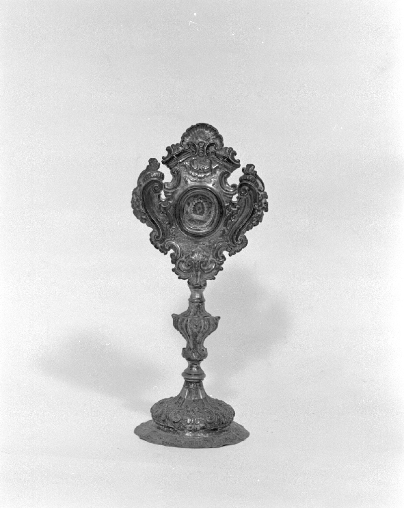 reliquiario - a ostensorio - bottega veneta (prima metà sec. XVIII)