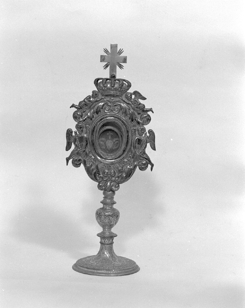 reliquiario - a ostensorio - bottega veneziana (ultimo quarto sec. XVI, sec. XVIII)