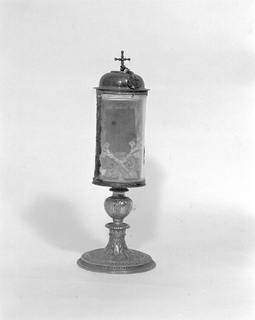 fiala di pellegrinaggio - bottega veneta (seconda metà sec. XVI, sec. XVII)