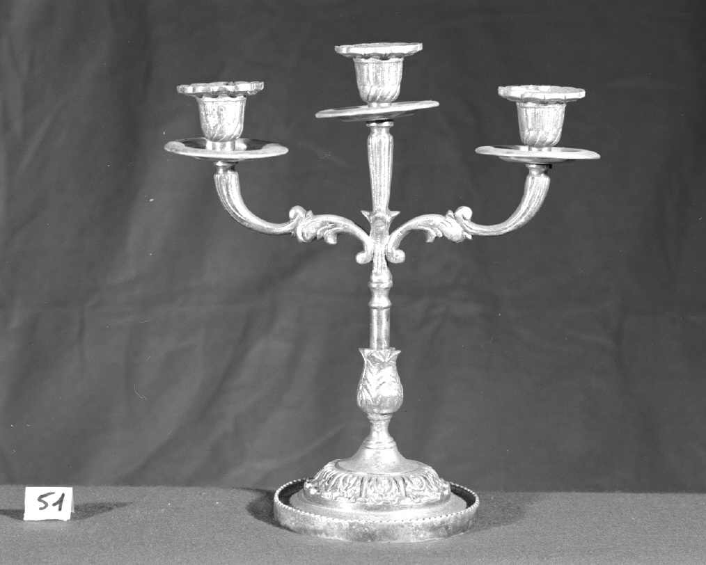 candelabro - bottega veneta (?) (primo quarto sec. XX)