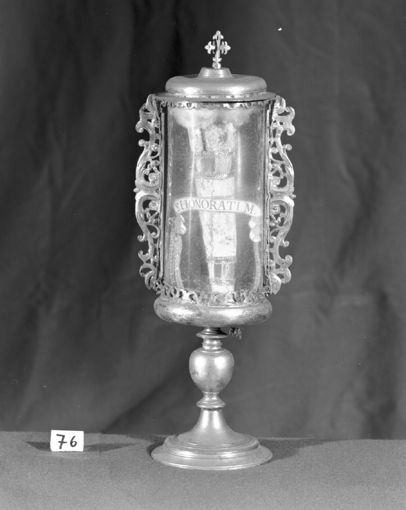 fiala di pellegrinaggio - bottega veneta (sec. XVII)