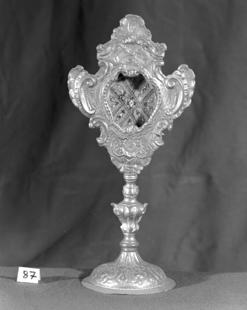 reliquiario - a ostensorio - bottega veneta (sec. XVIII)