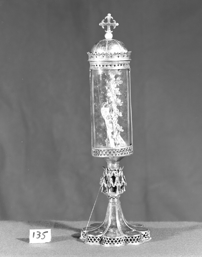 fiala di pellegrinaggio - bottega veneta (sec. XV)