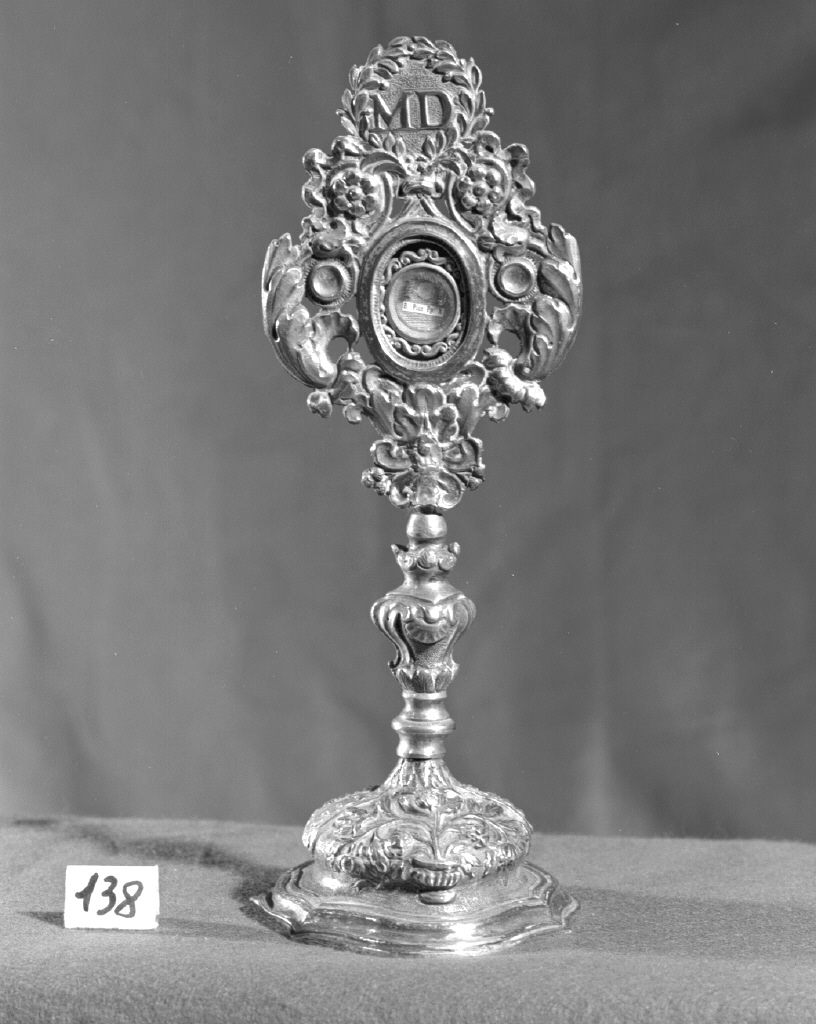 reliquiario - a ostensorio - bottega veneta (ultimo quarto sec. XVIII)