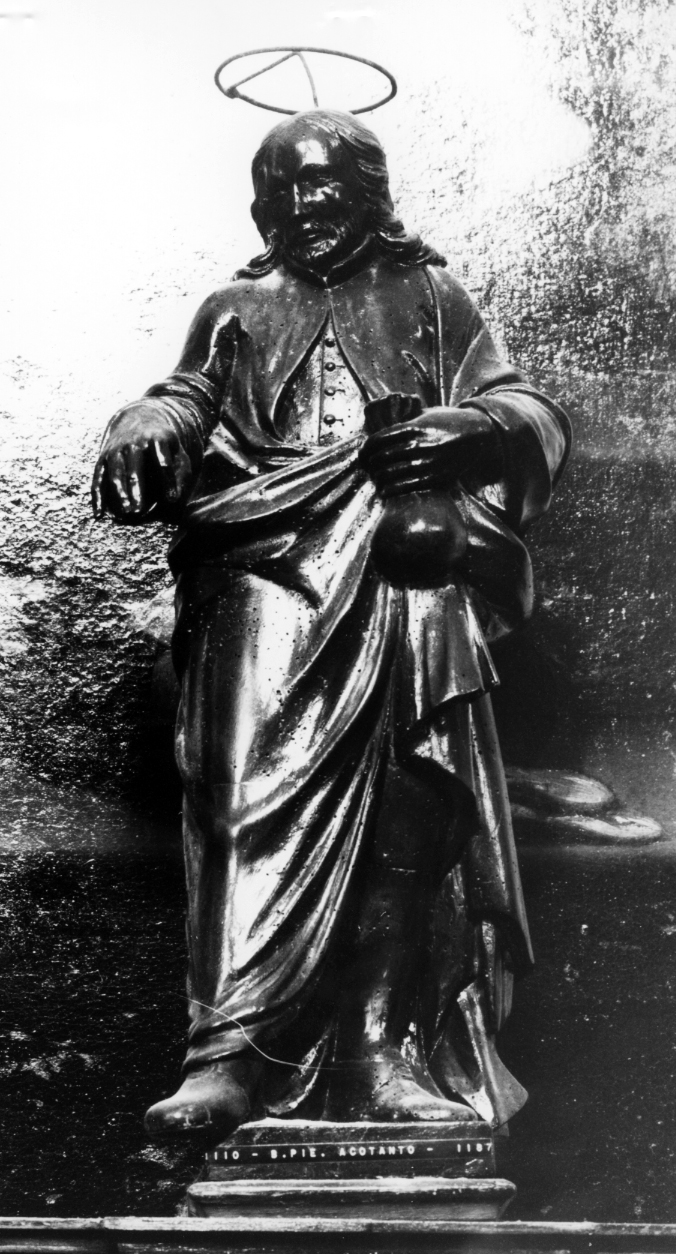 San Pietro Acotanto (statuetta, elemento d'insieme) - bottega veneziana (sec. XVIII)