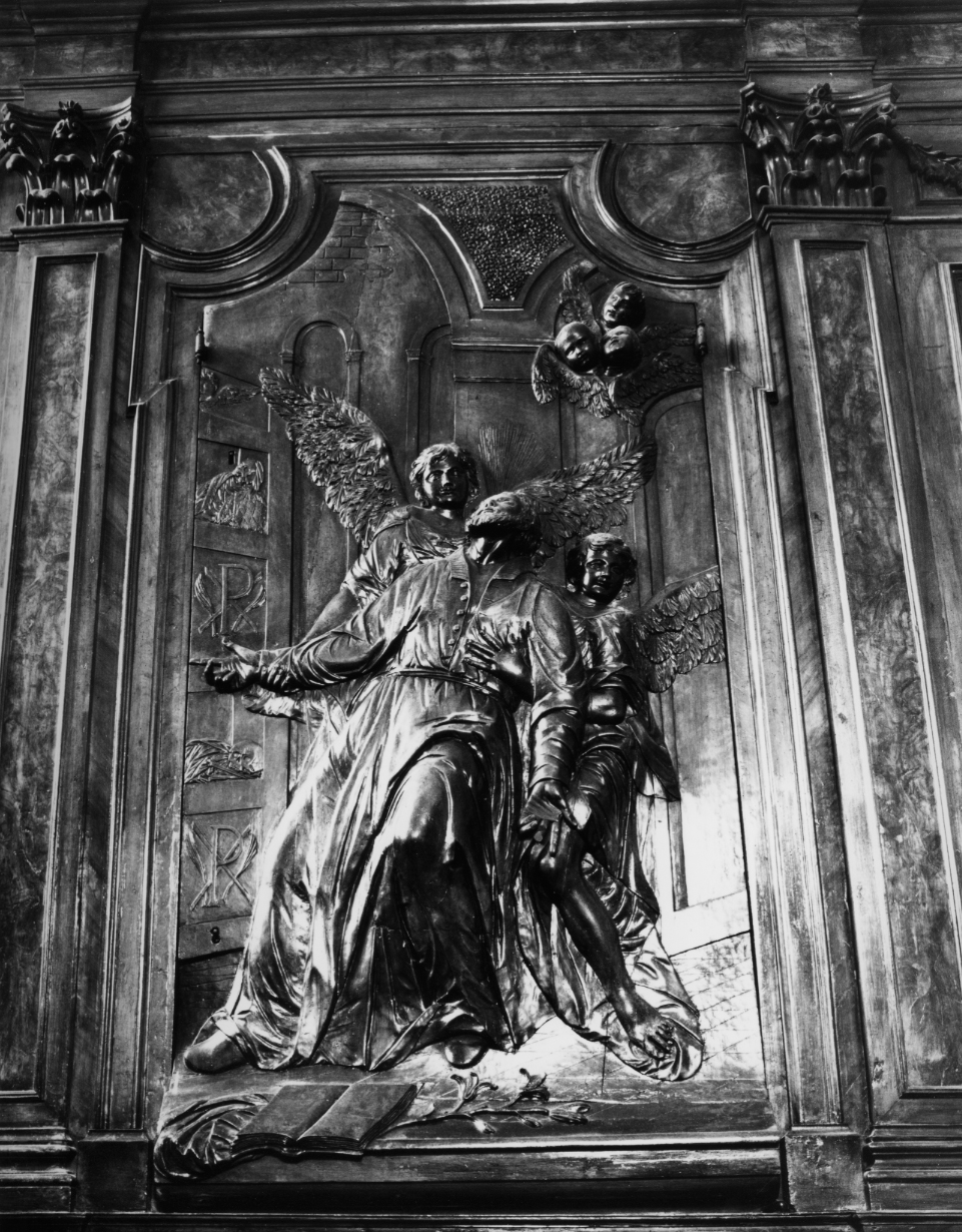 estasi di San Filippo Neri (rilievo, elemento d'insieme) - bottega veneziana (sec. XVIII)