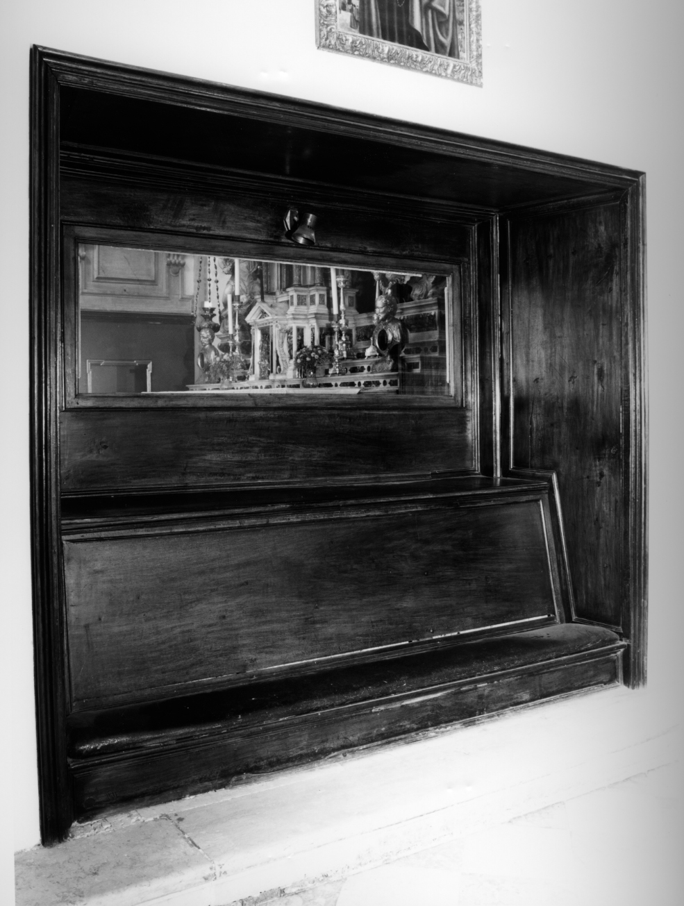 banco da chiesa - bottega veneta (secondo quarto sec. XVIII)