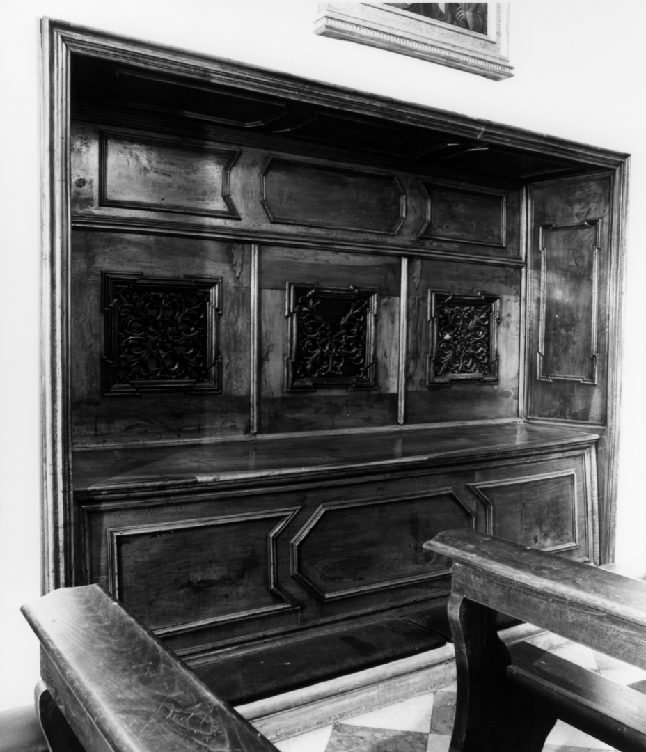 banco da chiesa - bottega veneta (secondo quarto sec. XVIII)