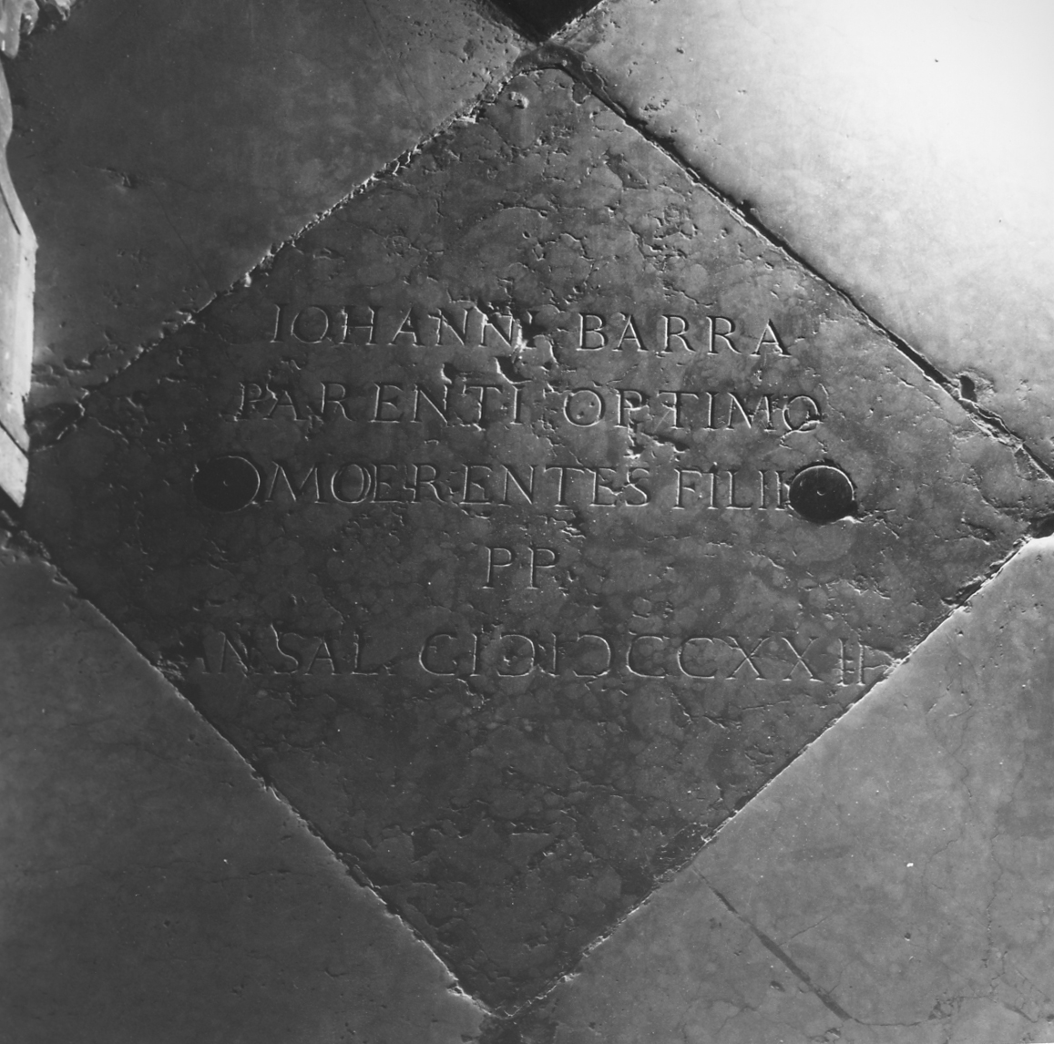 lapide tombale - bottega veneta (sec. XVIII)