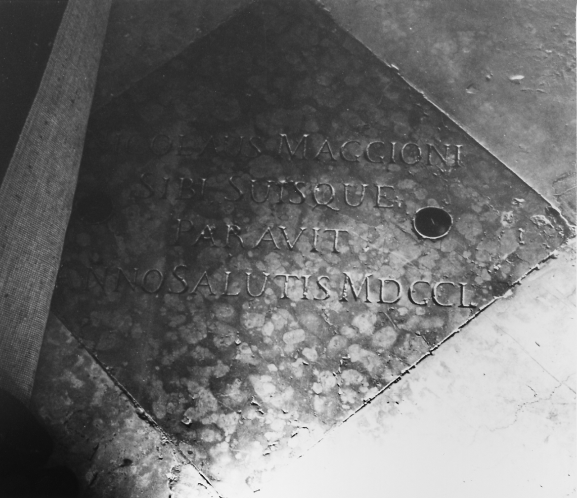 lapide tombale - bottega veneta (sec. XVIII)