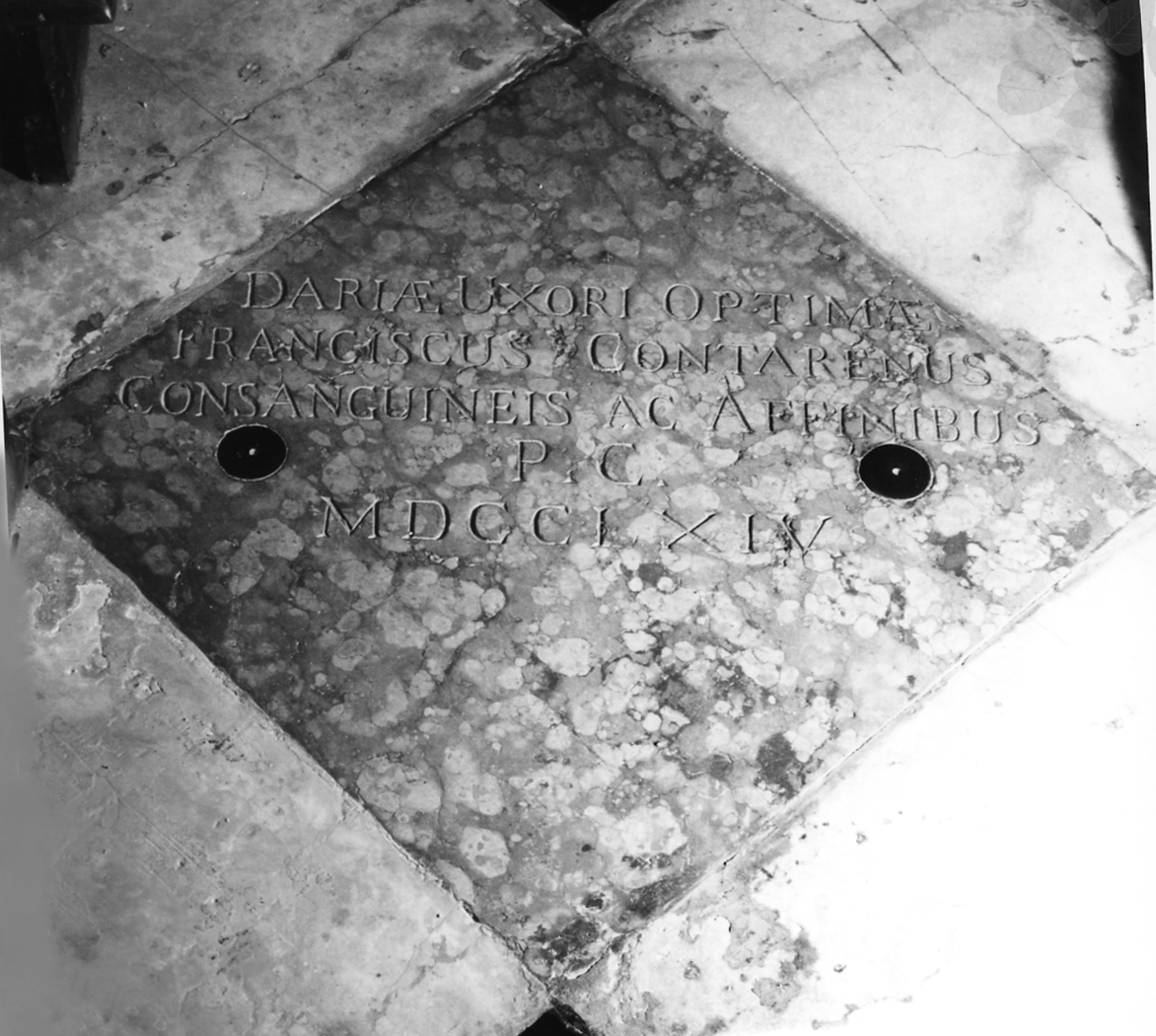 lapide tombale - bottega veneta (sec. XVIII)