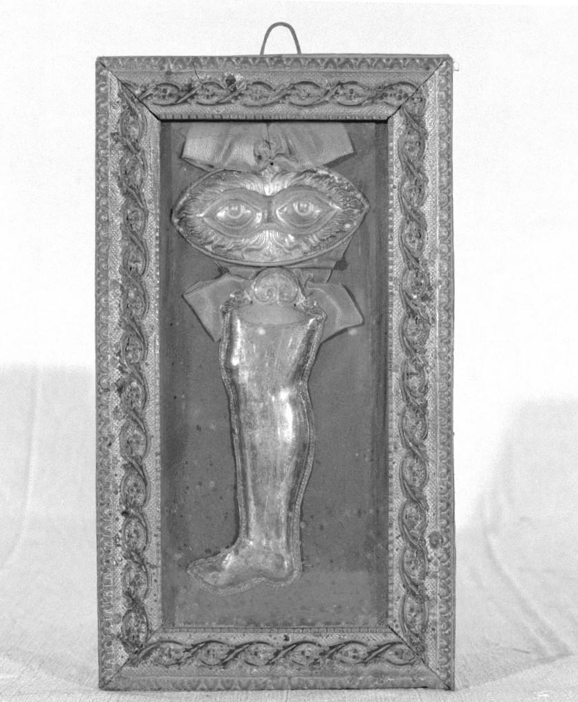 occhi/ gamba (ex voto) - ambito veneziano (sec. XIX)