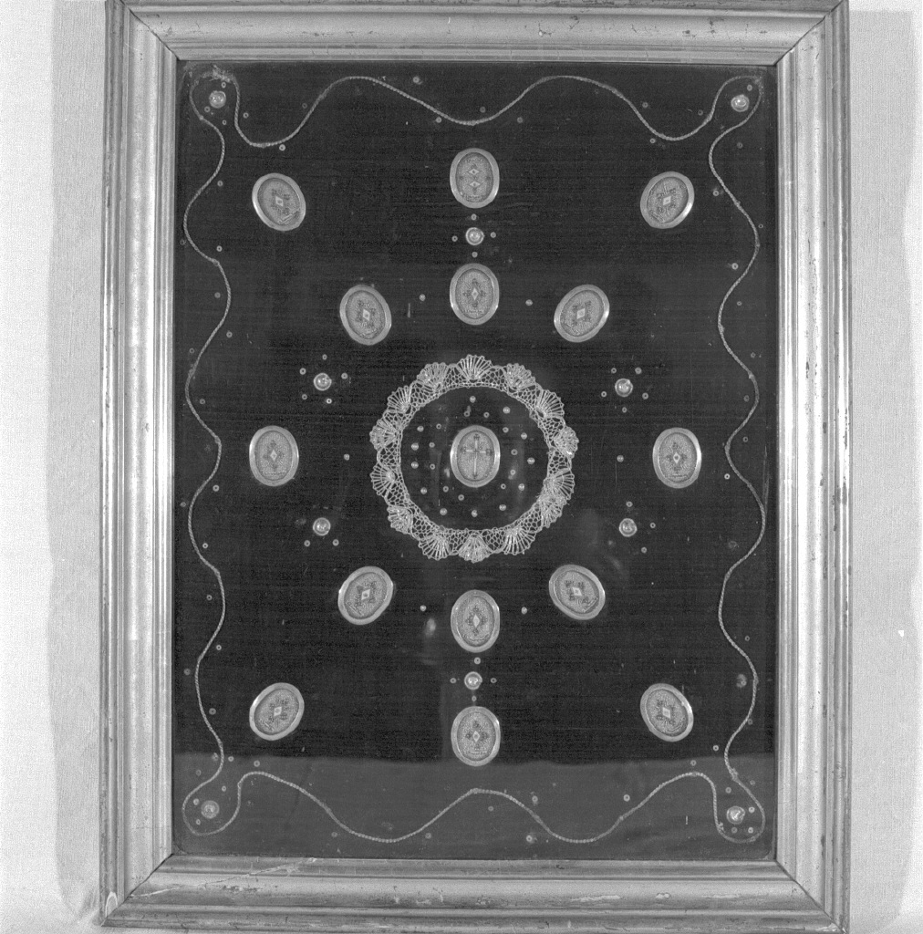 reliquiario - a tabella - ambito veneziano (prima metà sec. XX)