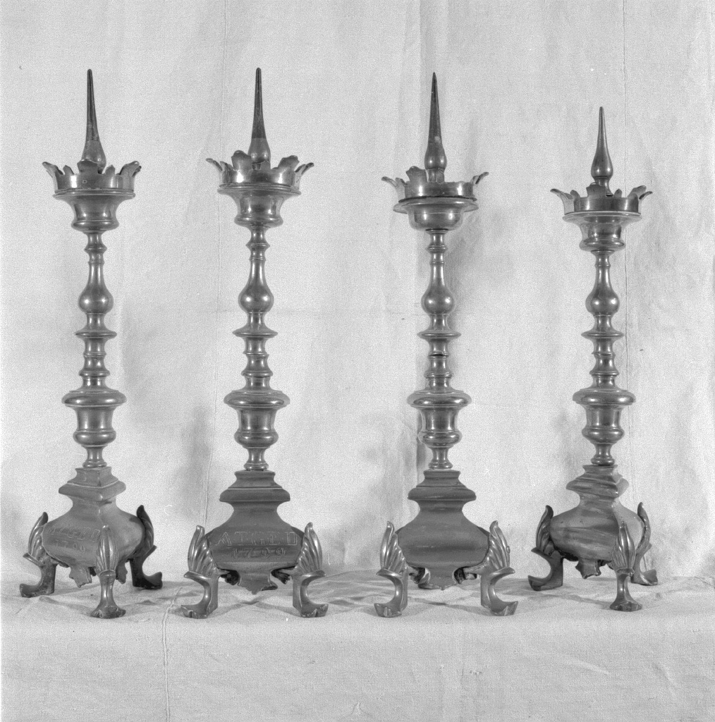 candeliere - bottega veneta (sec. XVIII)