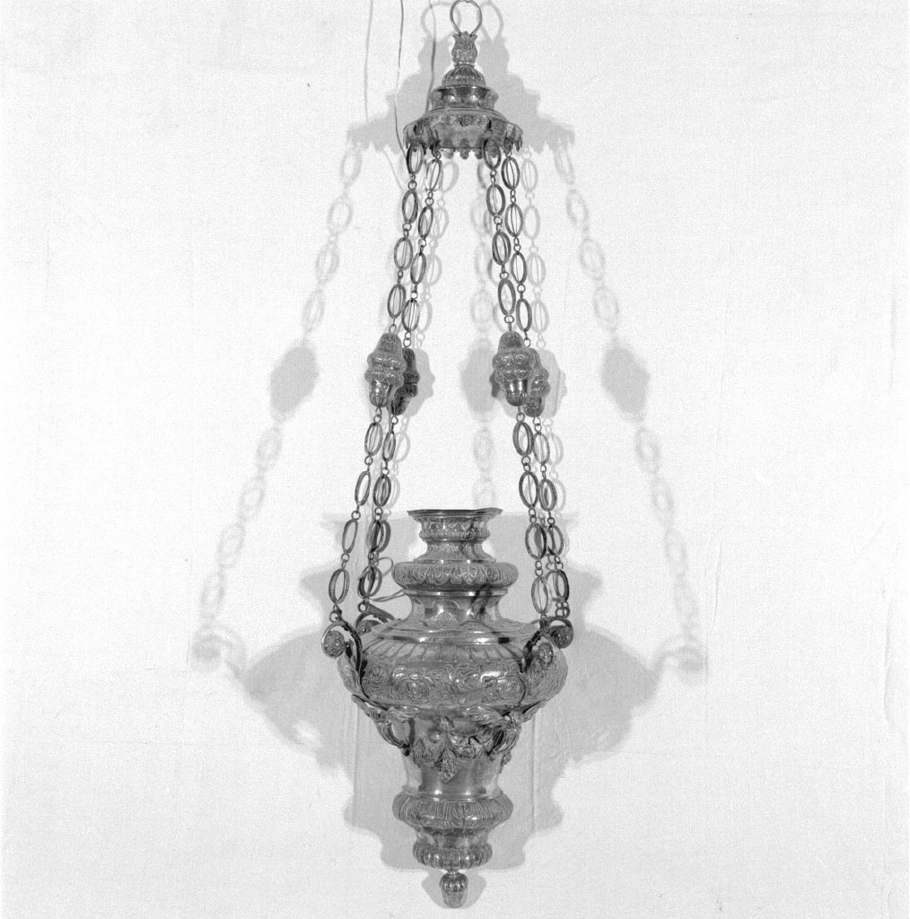 lampada pensile - ambito veneto (prima metà sec. XIX)