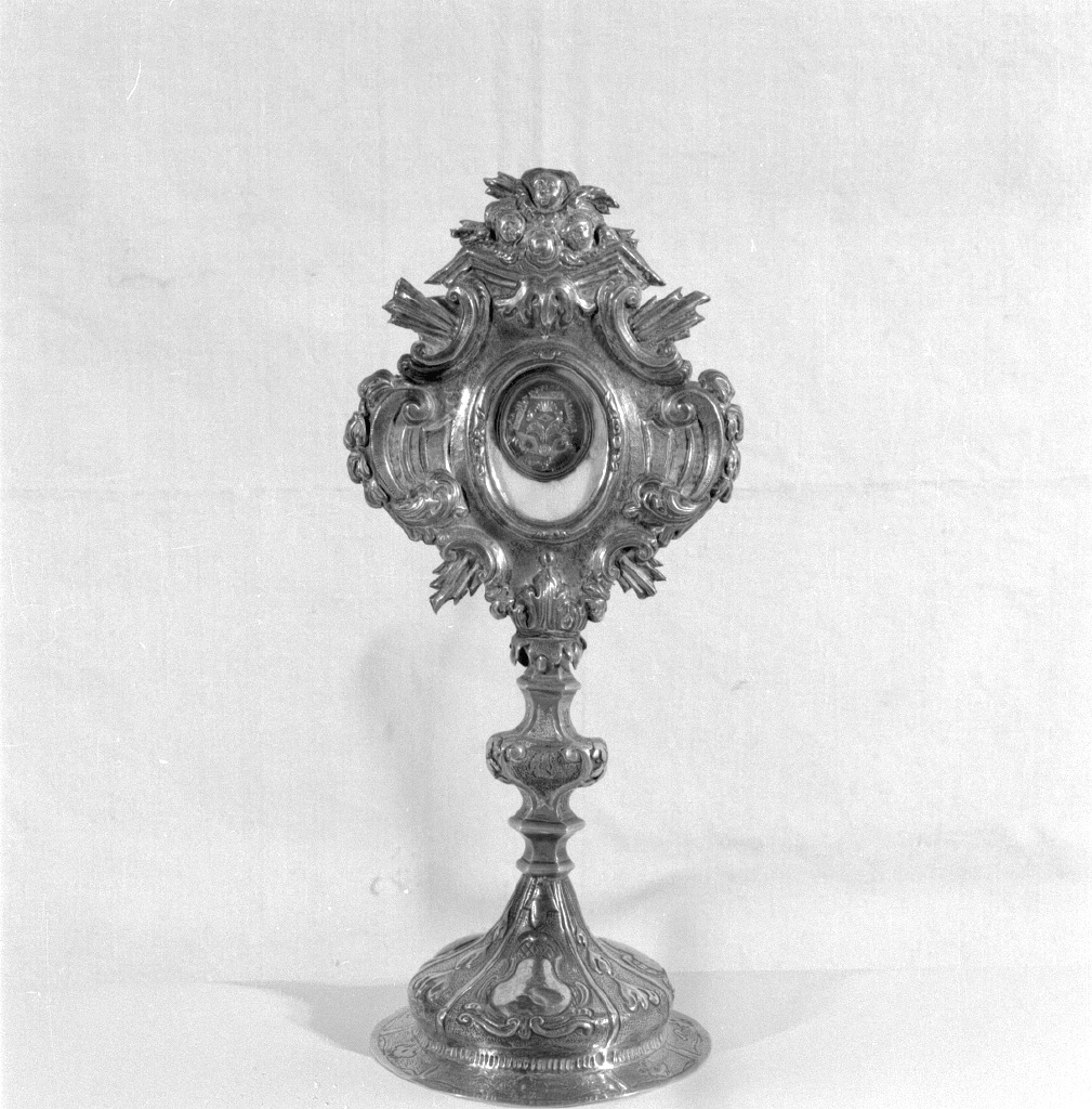 reliquiario - a ostensorio - ambito veneto (prima metà sec. XVIII)
