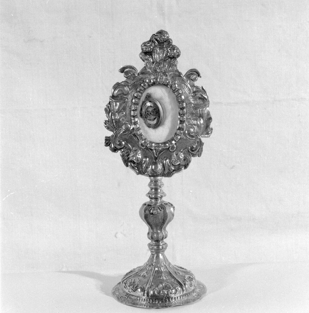 reliquiario - a ostensorio - ambito veneto (sec. XVIII)