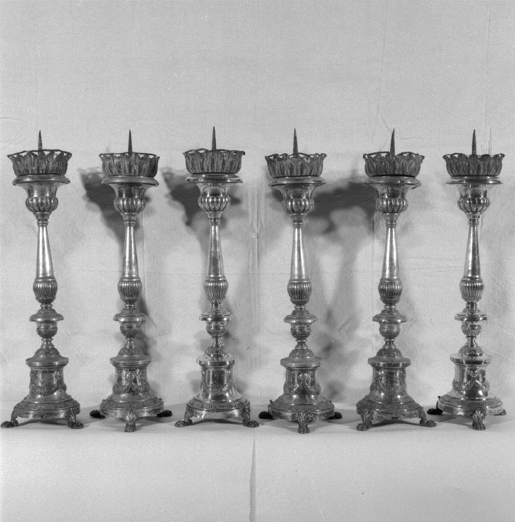 candeliere - ambito veneto (inizio sec. XIX)