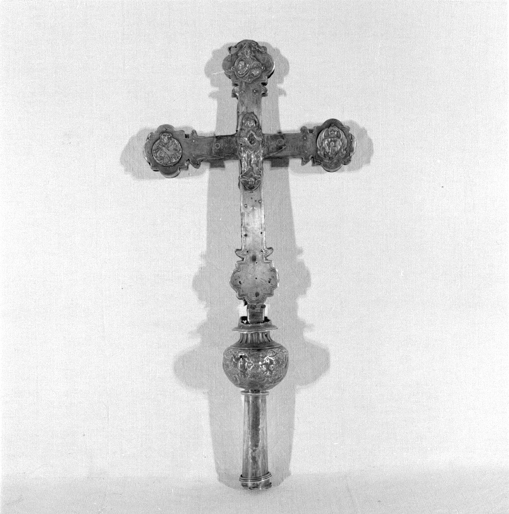 Cristo crocifisso (croce processionale) - ambito veneto (sec. XVII)