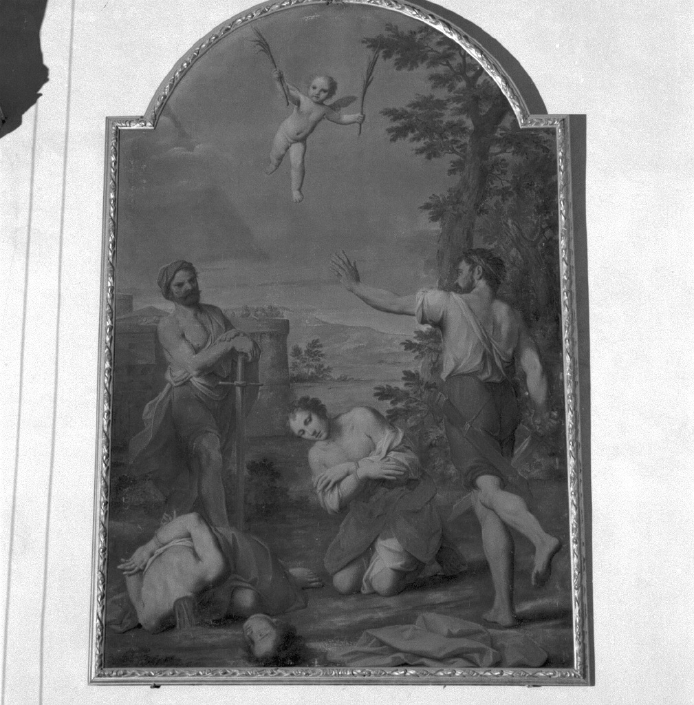 decapitazione dei Santi Felice e Fortunato (dipinto) di Franceschini Marcantonio (attribuito) (sec. XVIII)