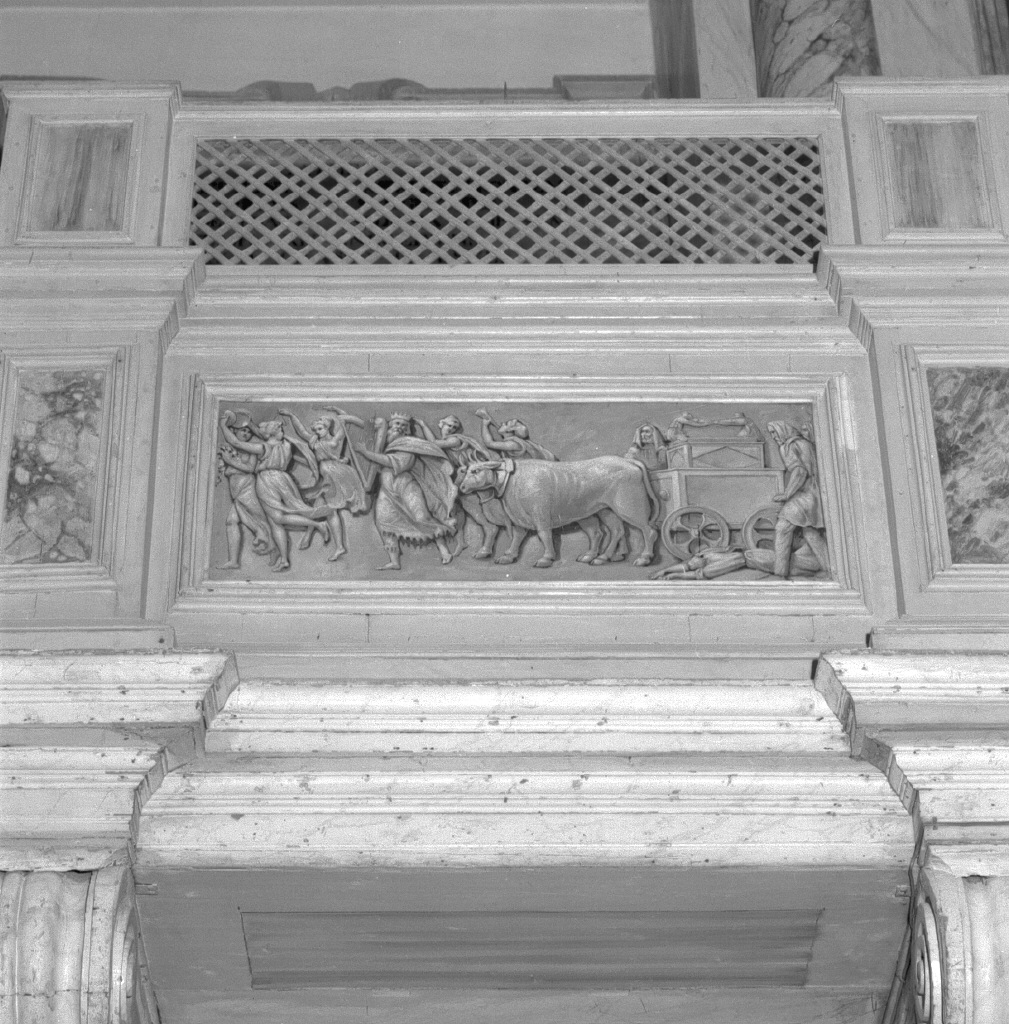 Re Davide danza davanti all'Arca della S.Alleanza, arca dell'alleanza/ re Davide (dipinto) - ambito veneto (sec. XVIII)