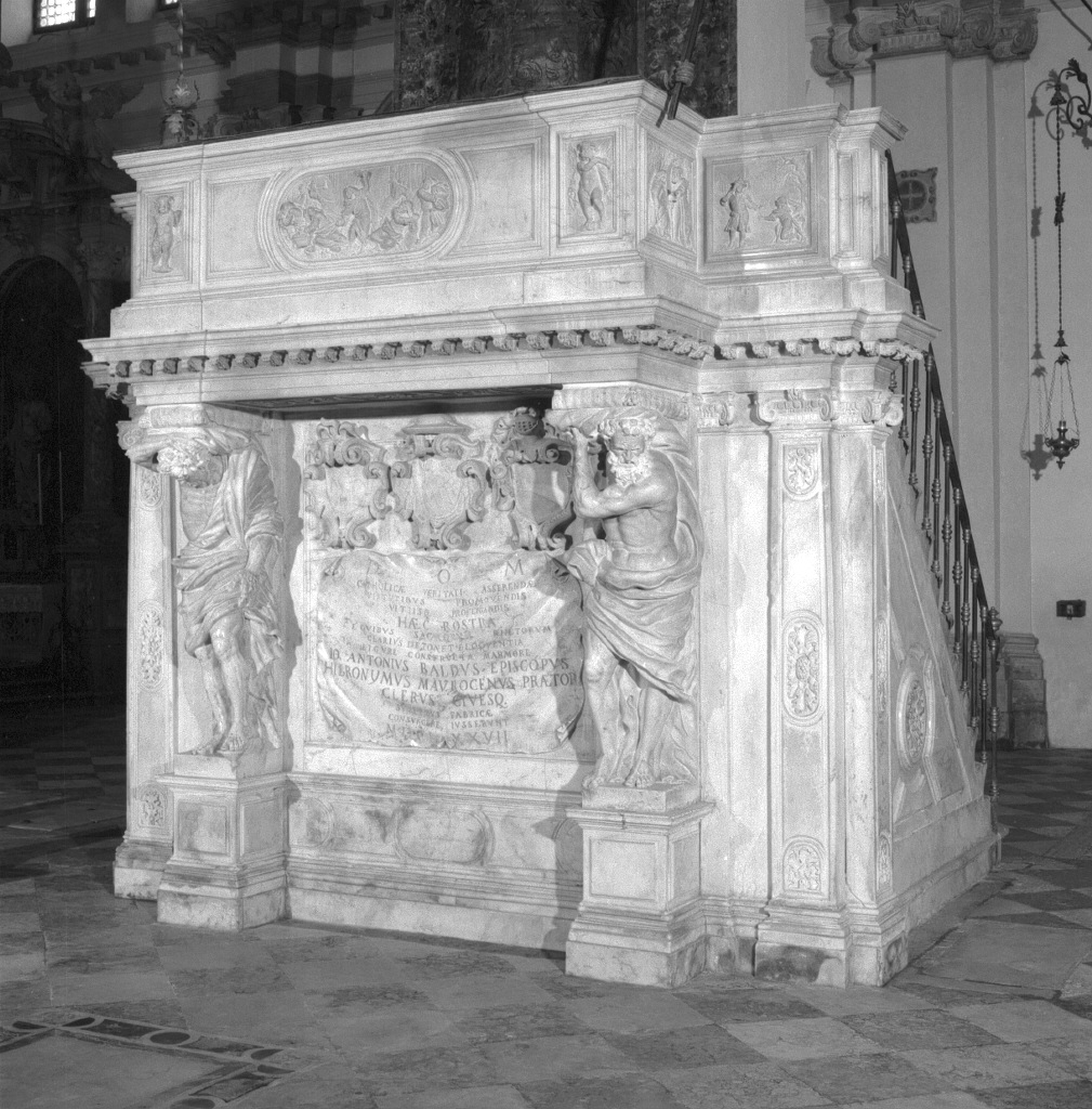 pulpito, insieme di Cavalieri Bartolomeo, Negri Domenico (secc. XVII/ XVIII)