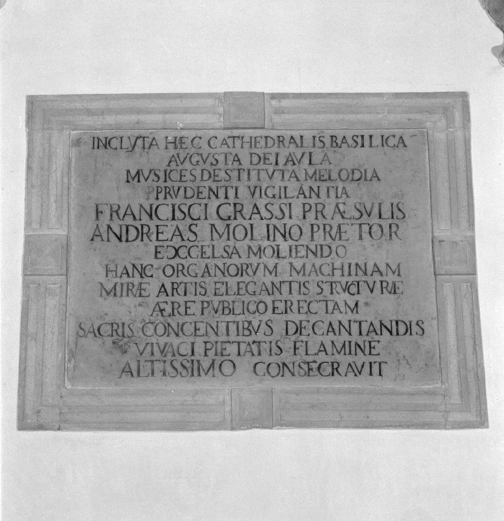 lapide - ambito veneziano (sec. XVII)