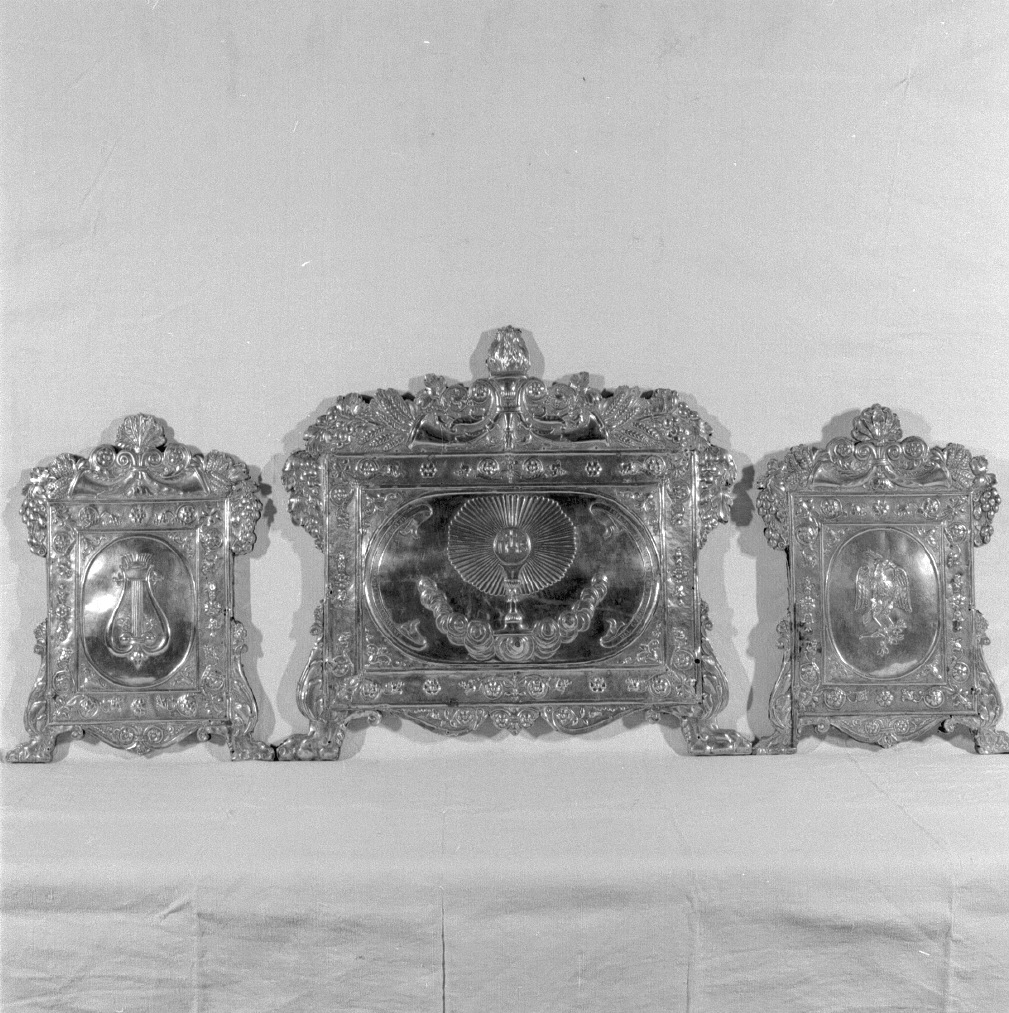 servizio di cartagloria, insieme - ambito veneto (sec. XIX)