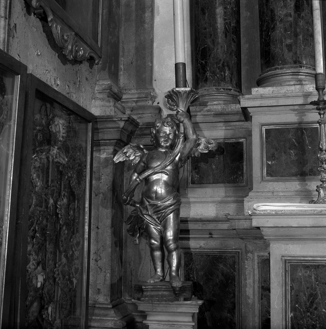 candelabro - a statua - bottega veneta (sec. XVIII)