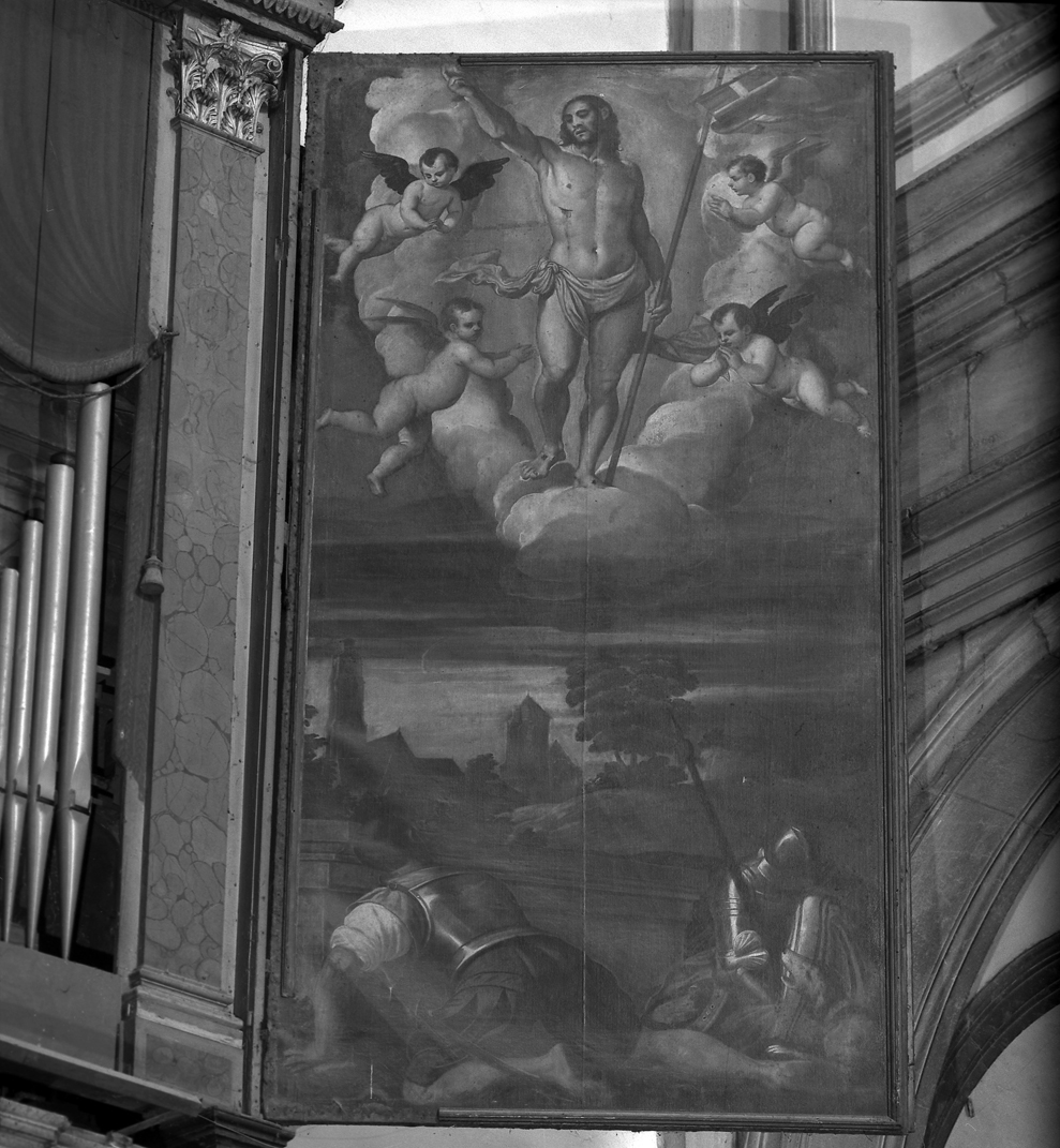 resurrezione di Cristo (dipinto) di Vecellio Francesco (sec. XVI)