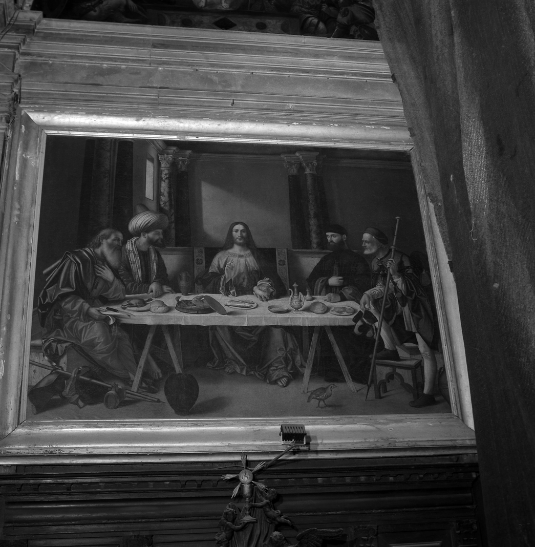 cena in Emmaus (dipinto) di Bellini Giovanni detto Giambellino (scuola) (fine/inizio secc. XV/ XVI)
