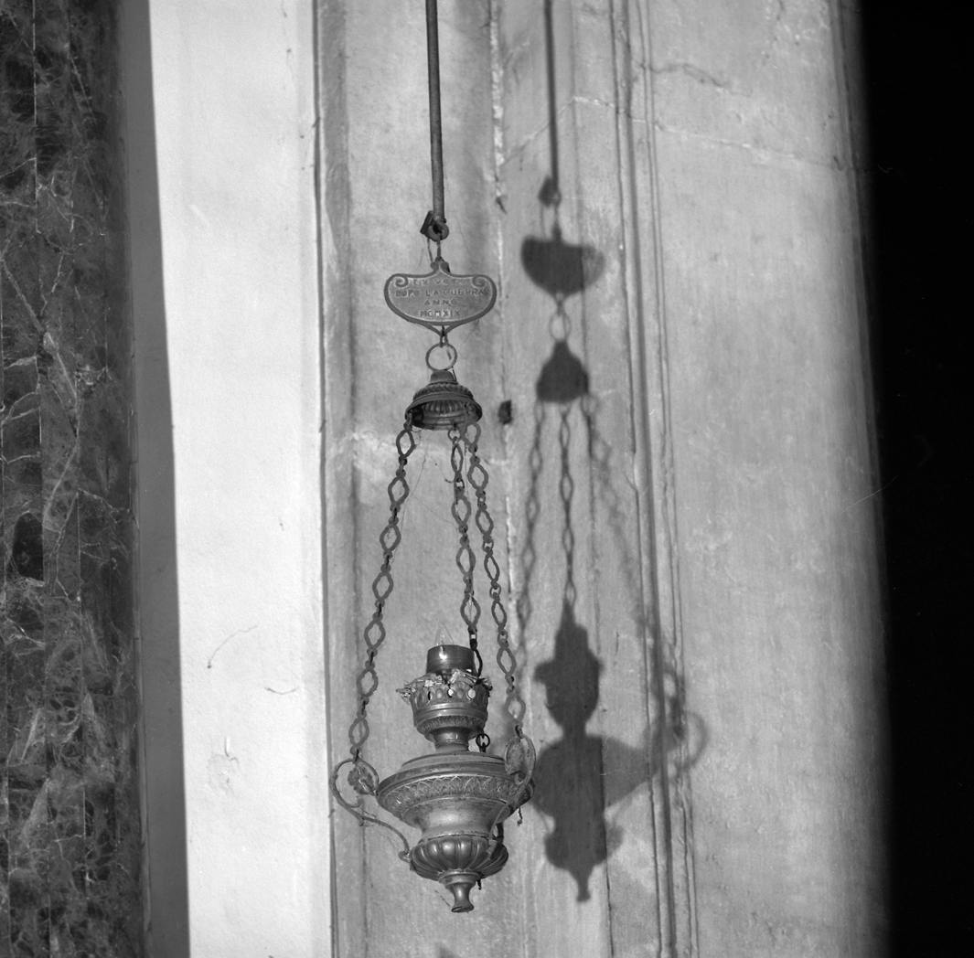 lampada pensile, serie - ambito veneto (sec. XX)