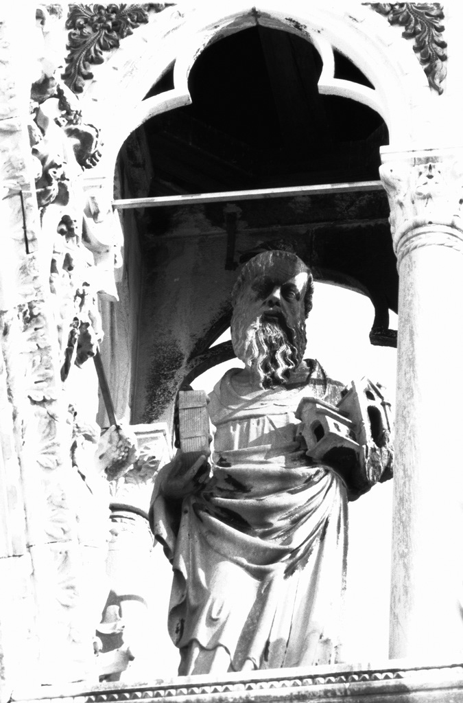 San Girolamo (scultura) di Dalle Masegne Jacobello (bottega) (prima metà sec. XV)