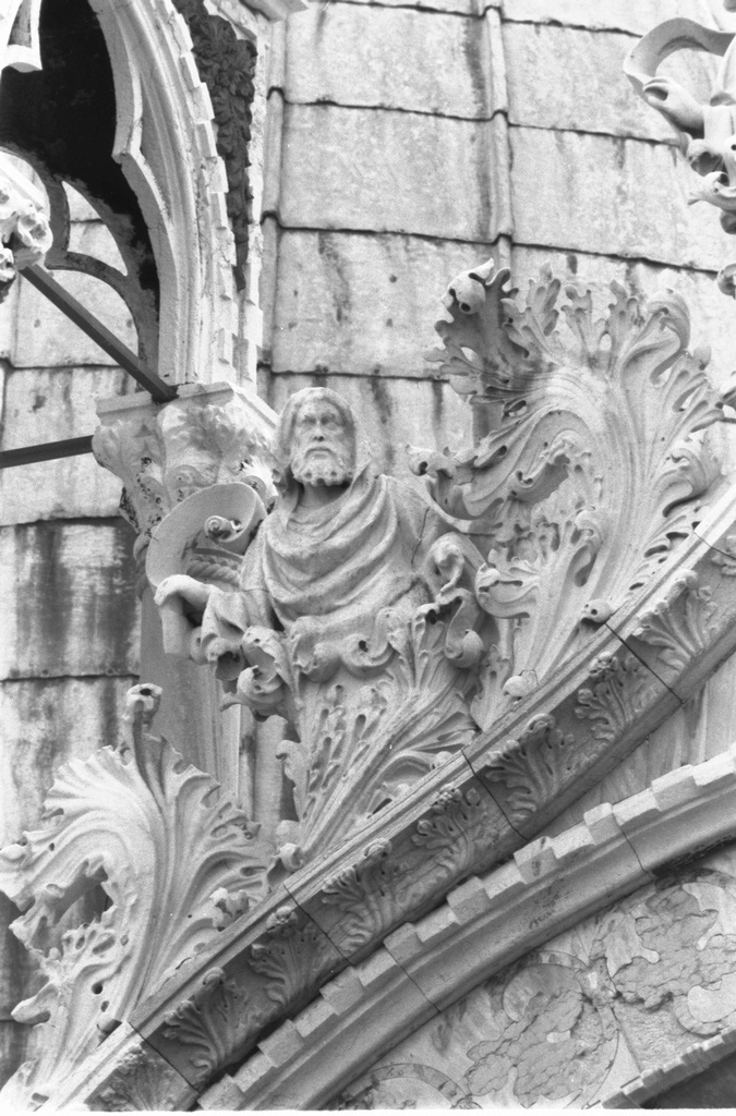 profeta (scultura, elemento d'insieme) - ambito veneto (prima metà sec. XV)