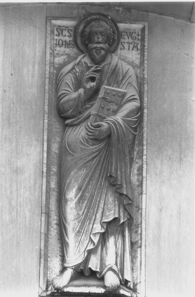 San Giovanni Evangelista (rilievo) di Maestro dell'Ercole (bottega) (secondo quarto sec. XIII)