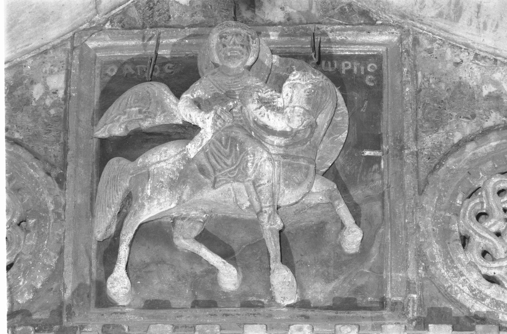 San Giorgio (rilievo) - ambito bizantino (metà sec. XIII)