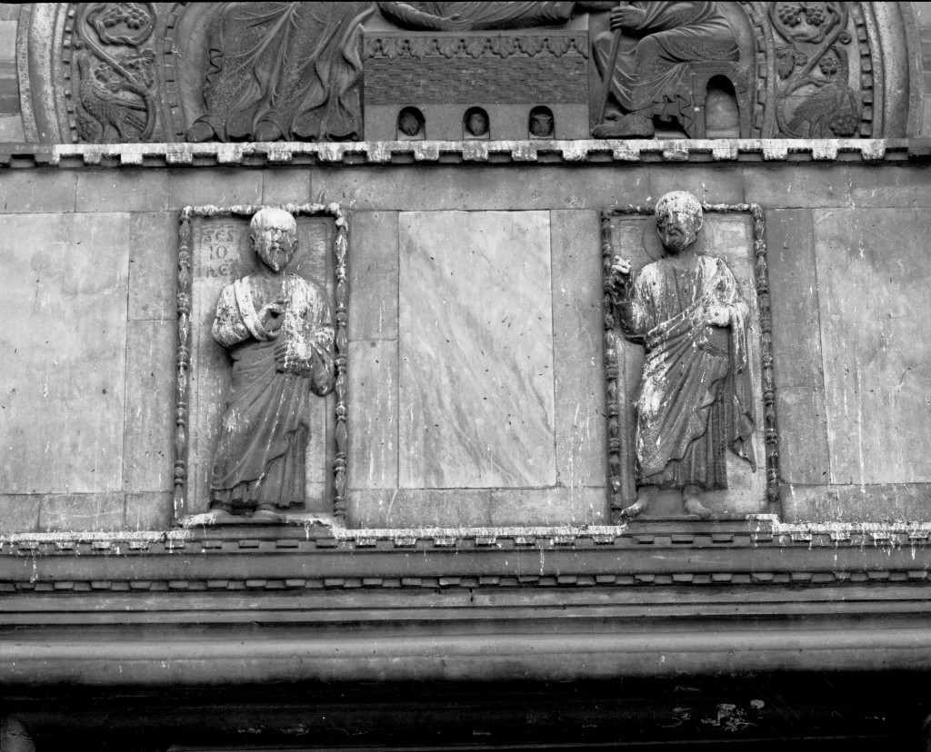 San Marco e San Giovanni (rilievo) - ambito veneto (metà sec. XIII)