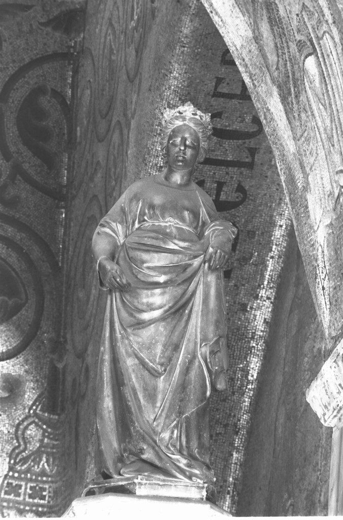 Gesù Cristo crocifisso, la Vergine e Santi (iconostasi) di Dalle Masegne Jacobello (attribuito), Dalle Masegne Pierpaolo (attribuito) (sec. XIV)