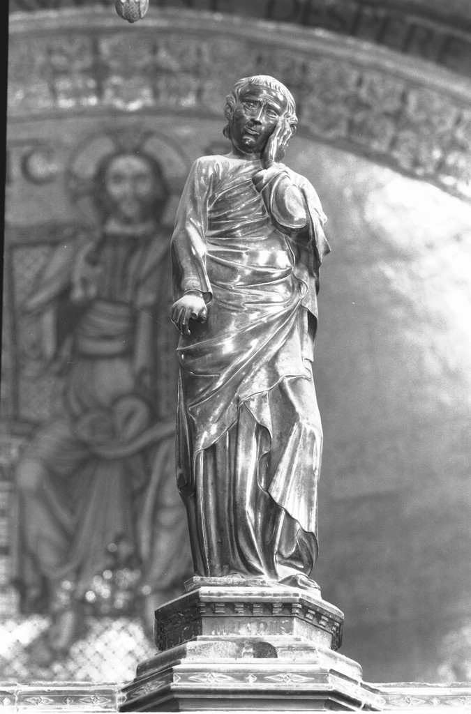 Gesù Cristo crocifisso, la Vergine e Santi (iconostasi) di Dalle Masegne Jacobello (attribuito), Dalle Masegne Pierpaolo (attribuito) (sec. XIV)