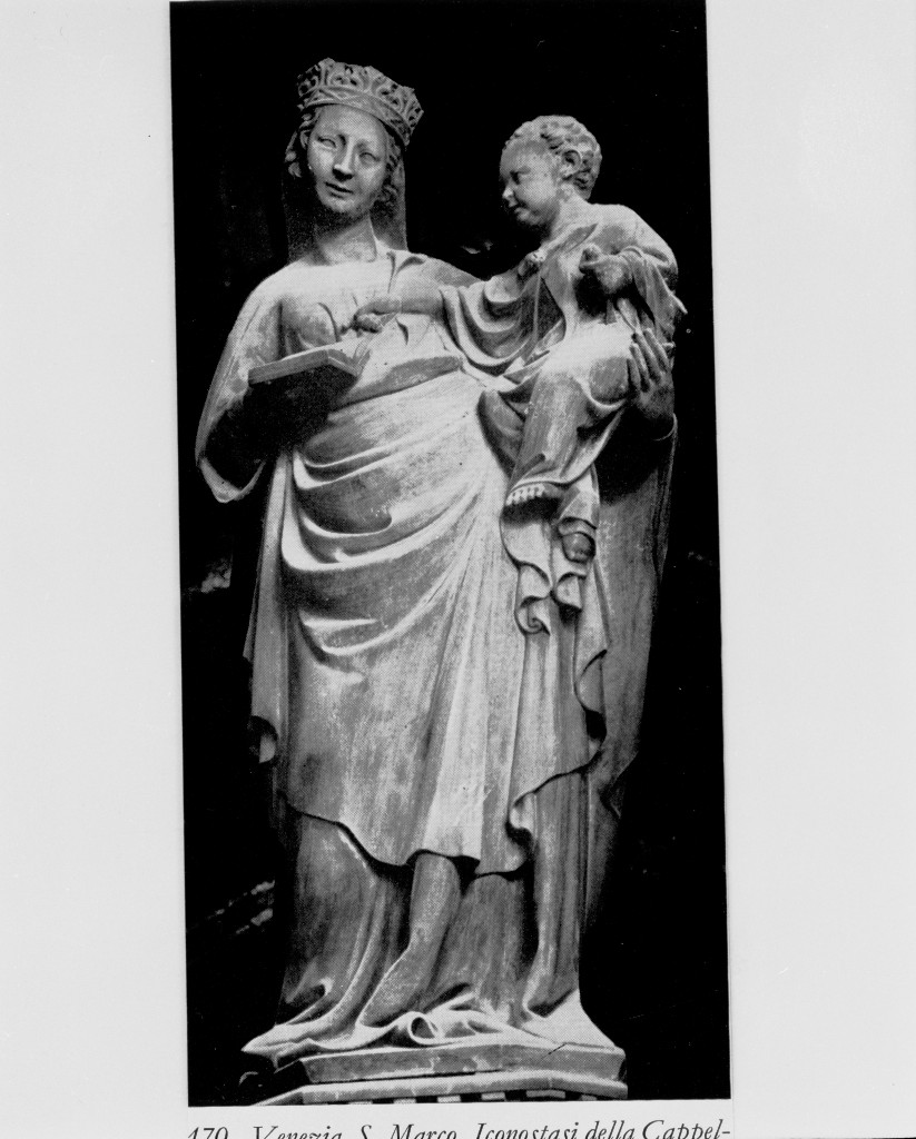 Madonna con Bambino (scultura, elemento d'insieme) di Dalle Masegne Pierpaolo (sec. XIV)