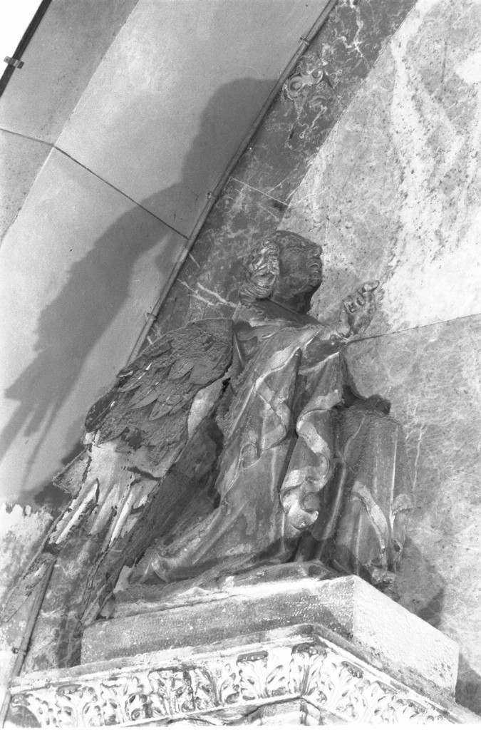 angelo annunciante (scultura) - ambito veneziano (prima metà sec. XIV)