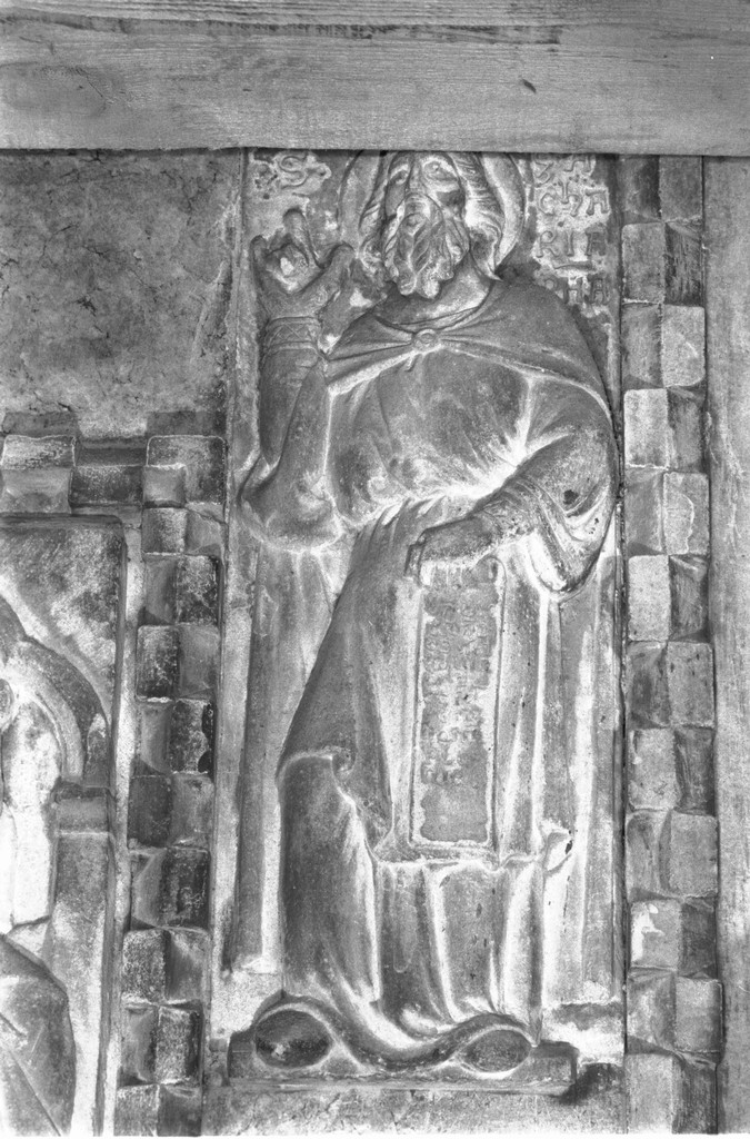 San Zaccaria (rilievo, elemento d'insieme) - ambito veneziano (sec. XIV)