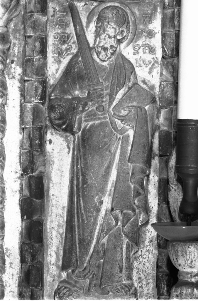 San Paolo (rilievo, elemento d'insieme) - ambito veneziano (sec. XIV)