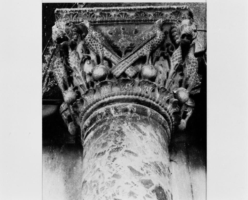 colombe (capitello) - ambito bizantino (sec. IX)