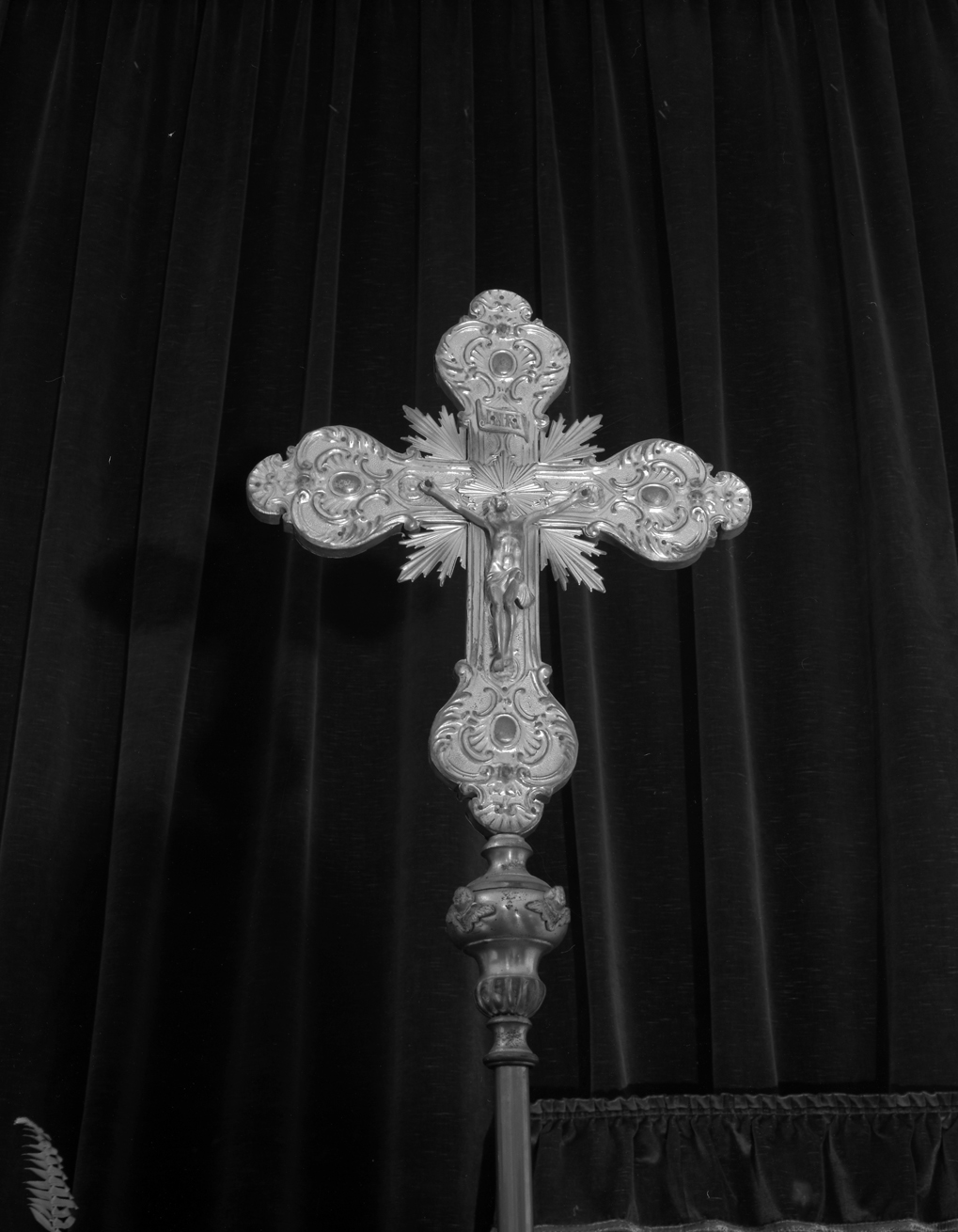 croce processionale - ambito veneto (seconda metà sec. XIX)